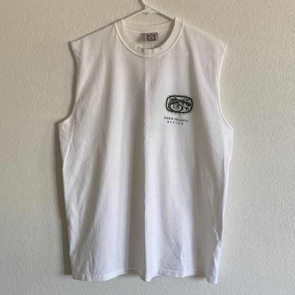 YatchClub Other - YATCHCLUB Men’s White 100% Cotton Sleeveless T Shirt Size XL